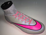 SR4U Laces Pink/Neon Yellow Speckled Premium