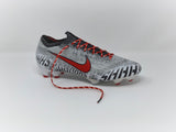 SR4U Reflective Red Laces on Nike Mercurial Vapor 12 Elite Neymar Silencio Pack