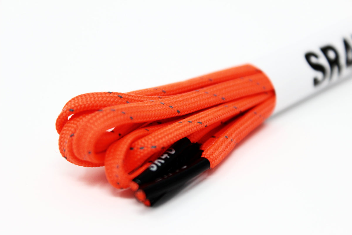 SR4U Reflective Orange Punch Soccer Laces – 47