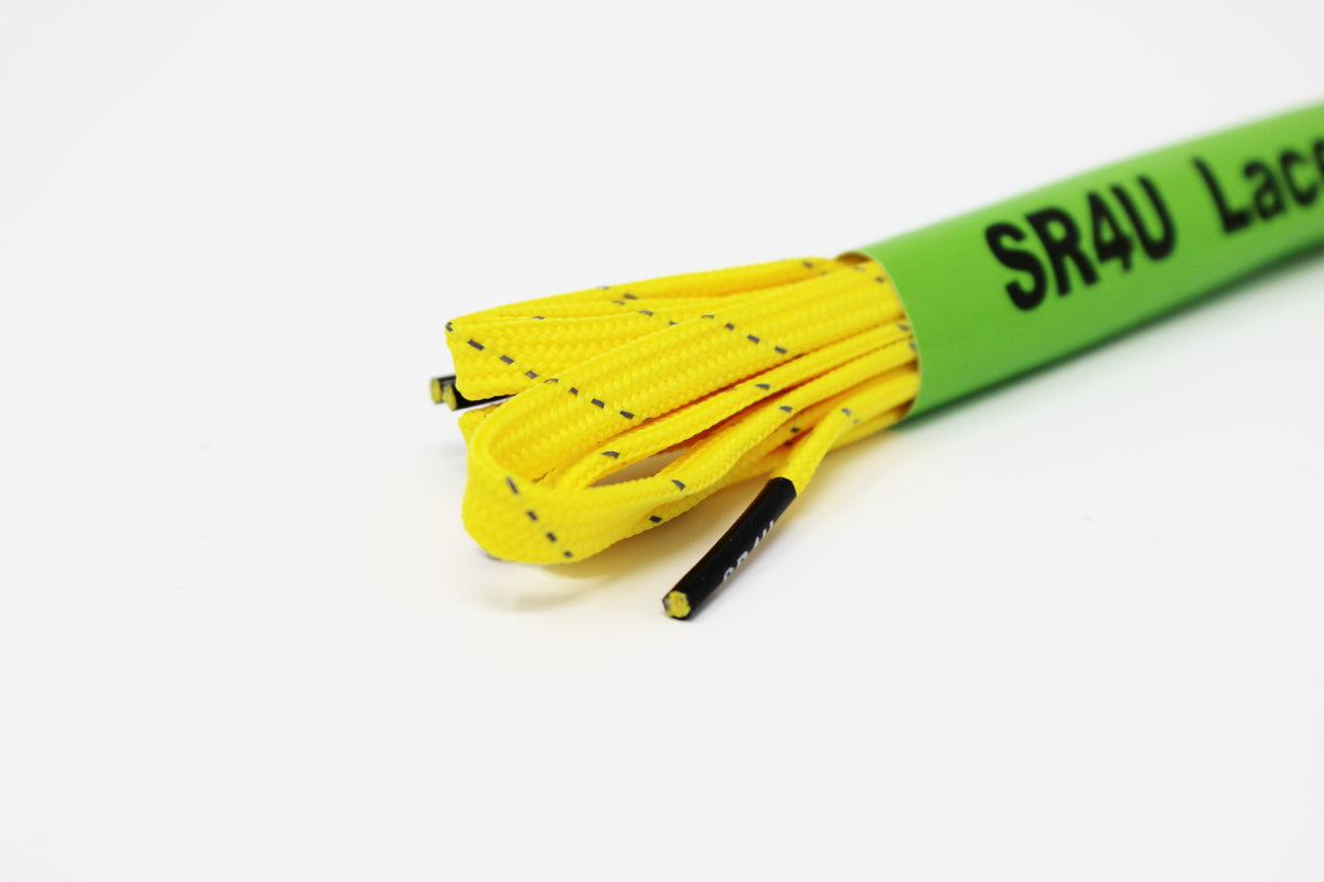 WIDE SR4U Laces Yellow Reflective – SR4ULaces