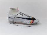 SR4U White Premium Laces on Nike Mercurial Superfly 6 Elite Level Up Pack