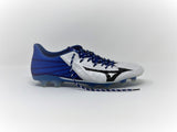 SR4U Reflective Royal Blue Laces on Mizuno Rebula 3 MIJ Inazuma Pack Soccer-Football Boots