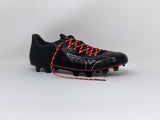 SR4U Red Reflective Laces on Mizuno Rebula 3 MIJ Tokyo Nights Pack Soccer-Football Boots