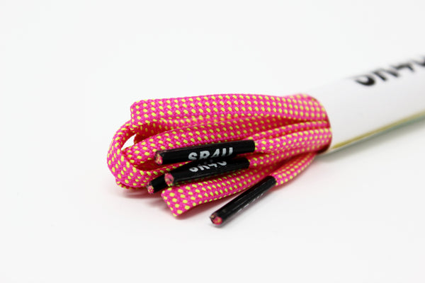 SR4U Laces Pink/Neon Yellow Speckled Premium