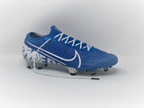 SR4U White Reflective Laces on Nike Mercurial Vapor 13 Elite New Lights Pack Soccer-Football Boots